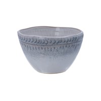 Stoneware Bowl, Small - Blue & White High