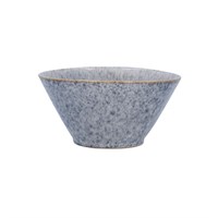 Stoneware High Bowl 8cm - Blue Speckled