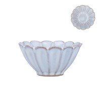 Stoneware Bowl 4.7cm - White Fluted, Mini
