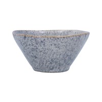 Stoneware High Bowl 9.5cm - Blue Speckled