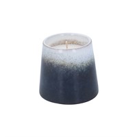 Stoneware Scented Candle 8.8cm Navy Reactive Glaze